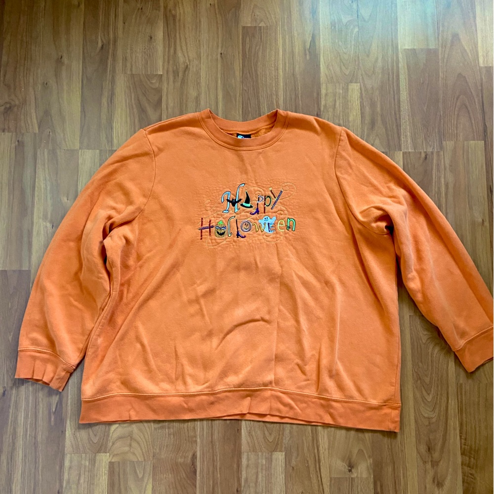 Holiday Editions Halloween Patchwork Crewneck Swe… - image 1